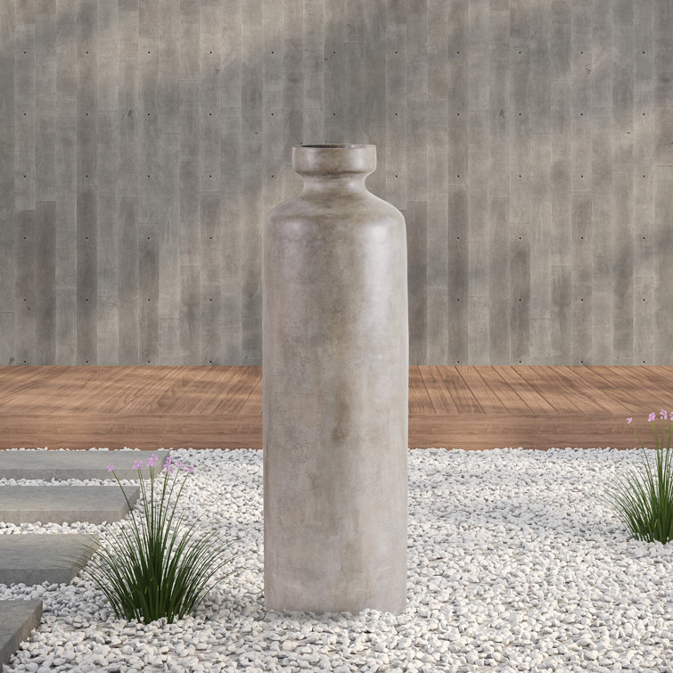 SeasonalLiving Perpetual 53" Indoor / Outdoor Concrete Floor Vase